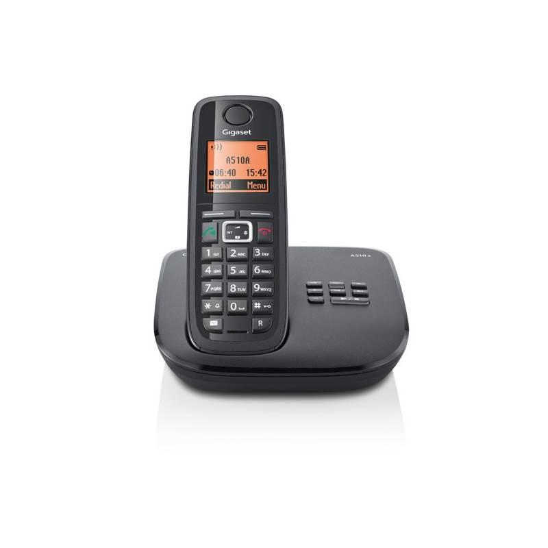 Domácí telefon Siemens Gigaset A510A (S30852-H2222-R601) černý, domácí, telefon, siemens, gigaset, a510a, s30852-h2222-r601, černý