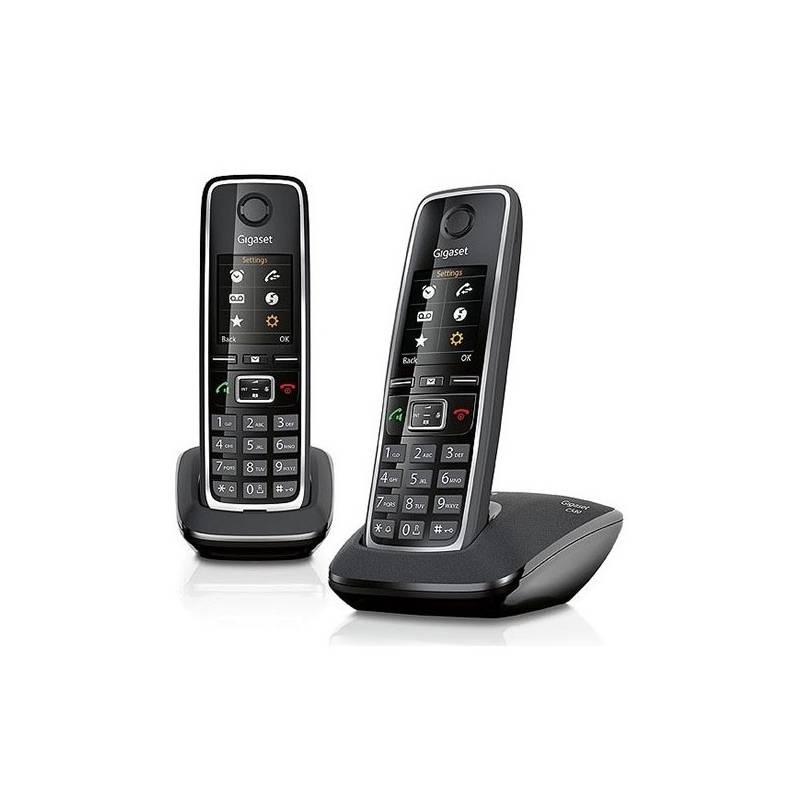 Domácí telefon Siemens Gigaset C530 Duo (L36852-H2512-R601) černý, domácí, telefon, siemens, gigaset, c530, duo, l36852-h2512-r601, černý