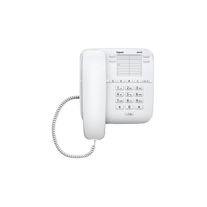 Domácí telefon Siemens Gigaset DA310 (S30054-S6528-R602) bílý (rozbalené zboží 8213124328), domácí, telefon, siemens, gigaset, da310, s30054-s6528-r602, bílý, rozbalené