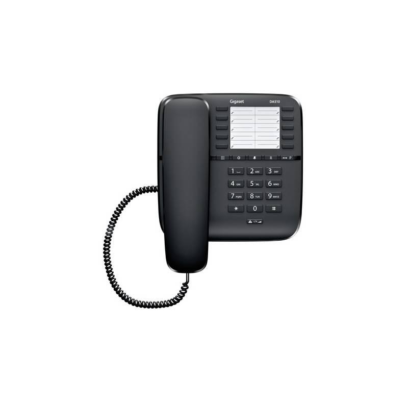 Domácí telefon Siemens Gigaset DA510 (S30054-S6530-R601) černý, domácí, telefon, siemens, gigaset, da510, s30054-s6530-r601, černý