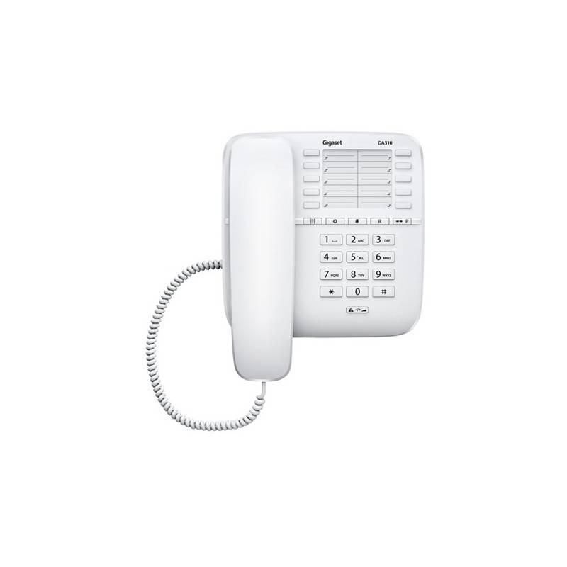 Domácí telefon Siemens Gigaset DA510 (S30054-S6530-R602) bílý, domácí, telefon, siemens, gigaset, da510, s30054-s6530-r602, bílý