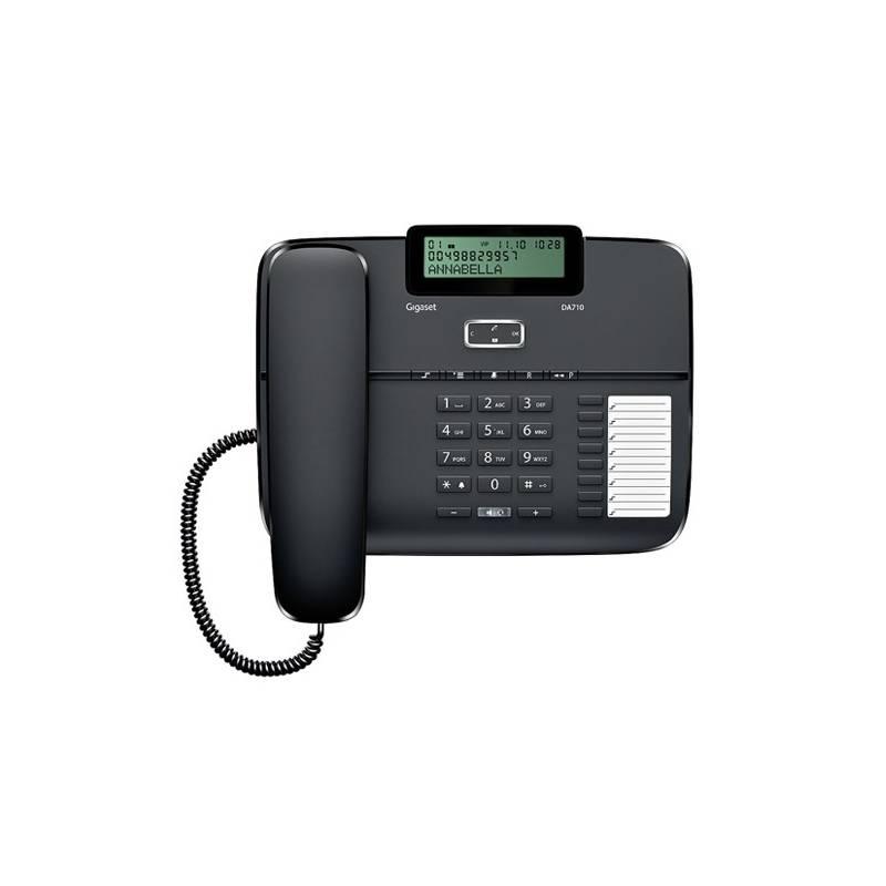 Domácí telefon Siemens Gigaset DA710 (S30350-S213-R601) černý, domácí, telefon, siemens, gigaset, da710, s30350-s213-r601, černý