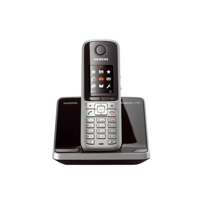 Domácí telefon Siemens Gigaset S790 (S30852-H2102-R601) stříbrný (vrácené zboží 8212042441), domácí, telefon, siemens, gigaset, s790, s30852-h2102-r601, stříbrný, vrácené