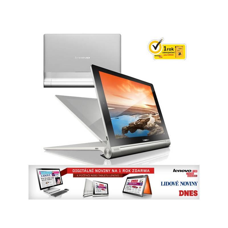 Dotykový tablet Lenovo Yoga 10 (59388005) stříbrný, dotykový, tablet, lenovo, yoga, 59388005, stříbrný