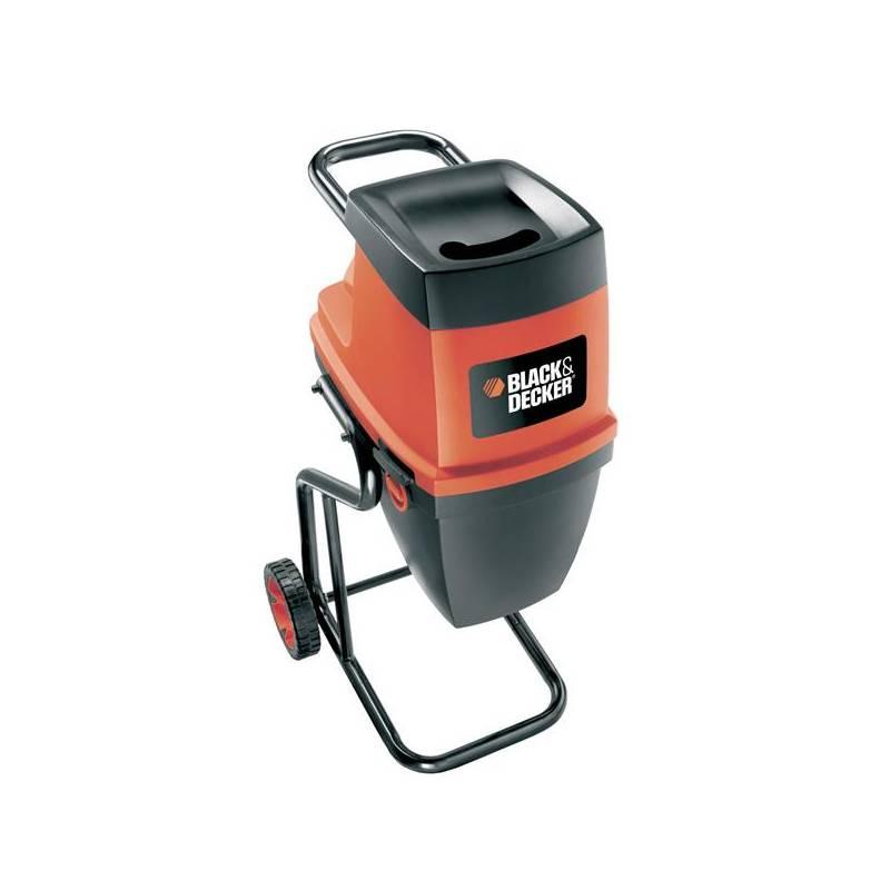 Drtič zahradního odpadu Black-Decker GS2400 černý/červený, drtič, zahradního, odpadu, black-decker, gs2400, černý, červený