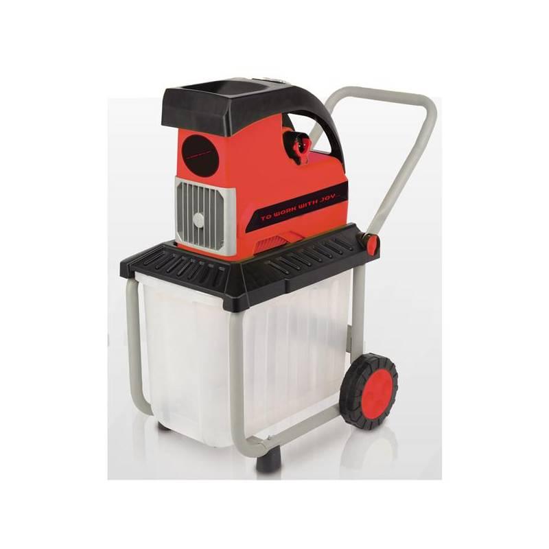 Drtič zahradního odpadu Rigid RES 2540 silent + box černý/červený, drtič, zahradního, odpadu, rigid, res, 2540, silent, box, černý, červený