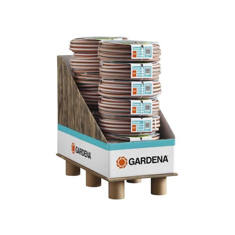 Držák hadice Gardena, nástěnný + hadice, držák, hadice, gardena, nástěnný