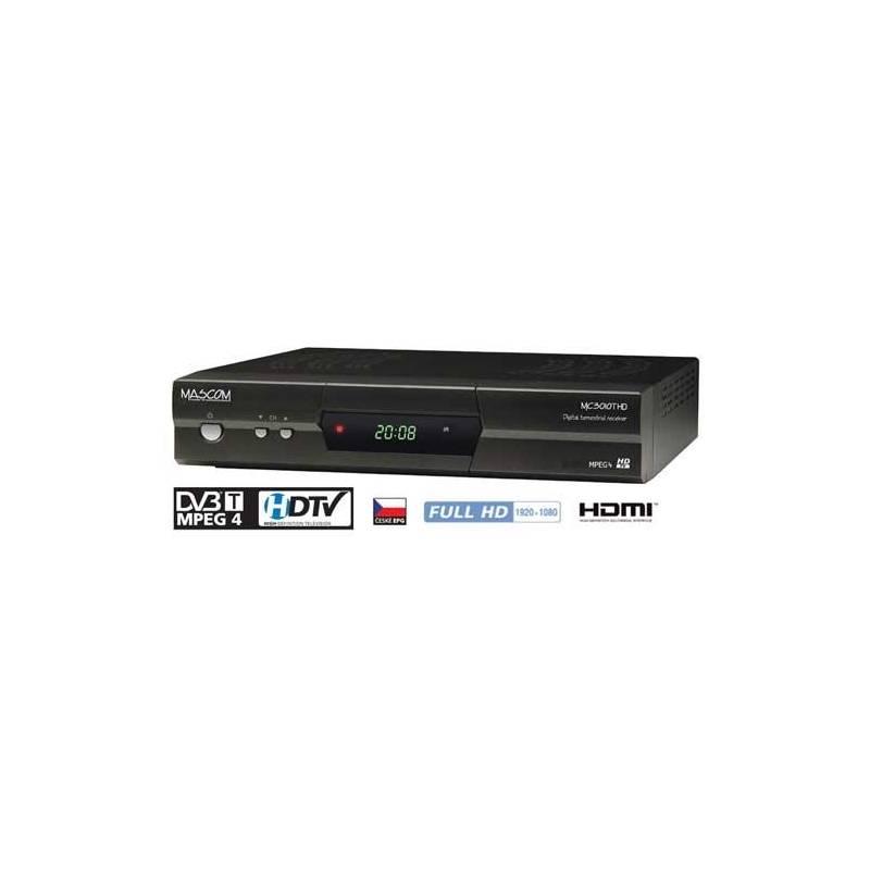 DVB-T přijímač Mascom MC3010T HD černý (rozbalené zboží 8213053888), dvb-t, přijímač, mascom, mc3010t, černý, rozbalené, zboží, 8213053888