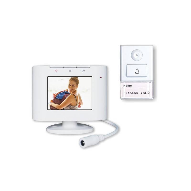 Dveřní videotelefon Moveto V-031W bílý, dveřní, videotelefon, moveto, v-031w, bílý