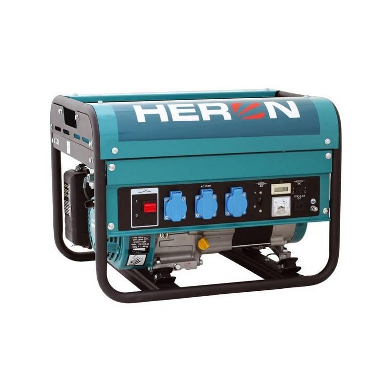 Elektrocentrála HERON EGM 30 AVR, benzínová 6,5 HP modrá/zelená, elektrocentrála, heron, egm, avr, benzínová, modrá, zelená