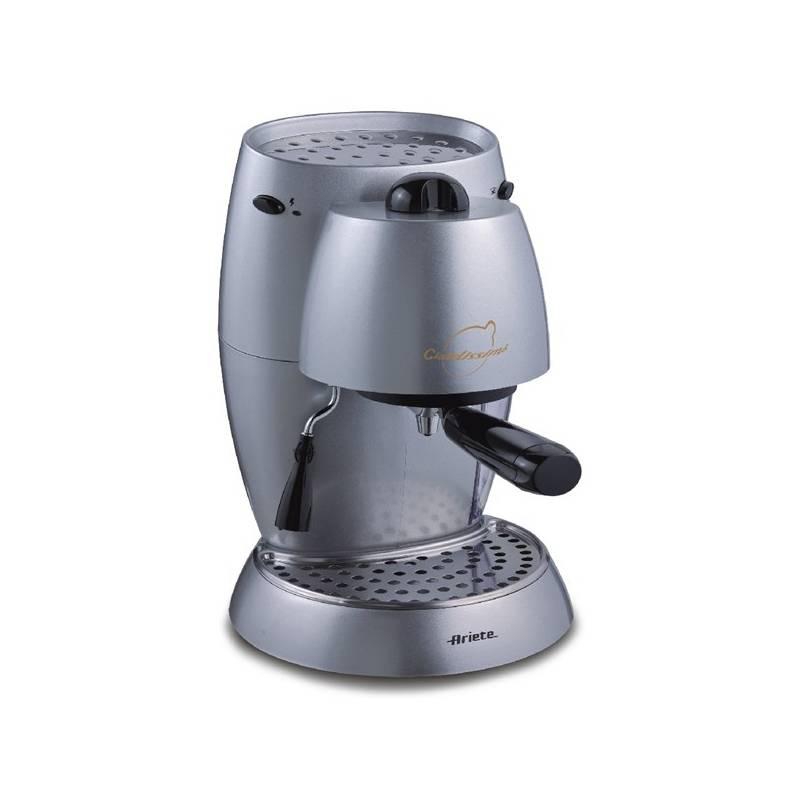 Espresso Ariete-Scarlett 1377 stříbrné, espresso, ariete-scarlett, 1377, stříbrné