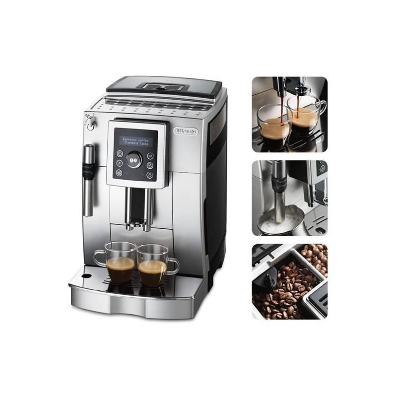 Espresso DeLonghi Intensa ECAM23.420SB černé/stříbrné, espresso, delonghi, intensa, ecam23, 420sb, černé, stříbrné