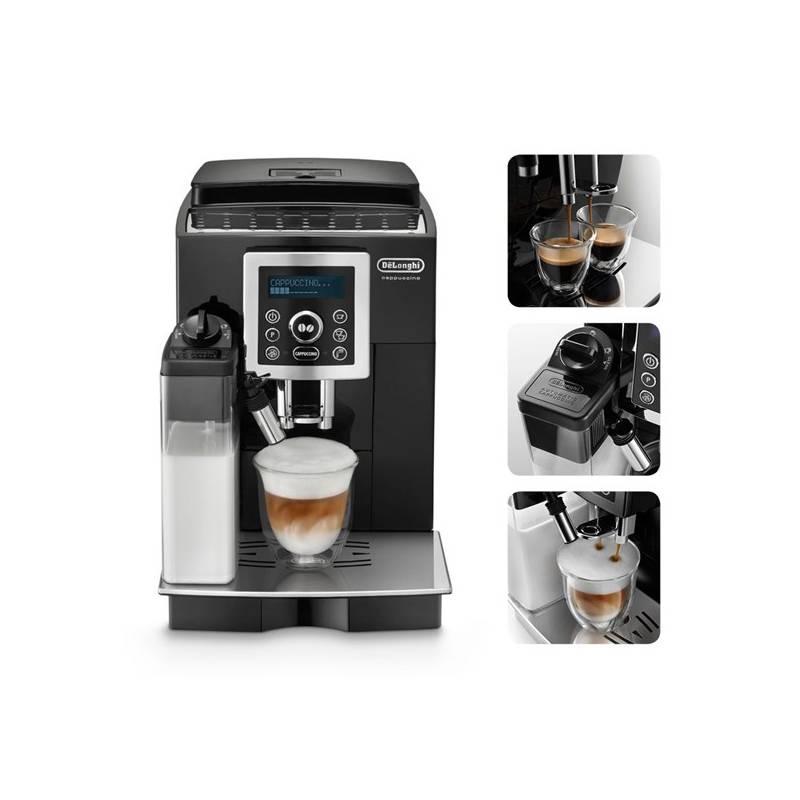 Espresso DeLonghi Intensa ECAM23.460B černé (vrácené zboží 8213124812), espresso, delonghi, intensa, ecam23, 460b, černé, vrácené, zboží, 8213124812