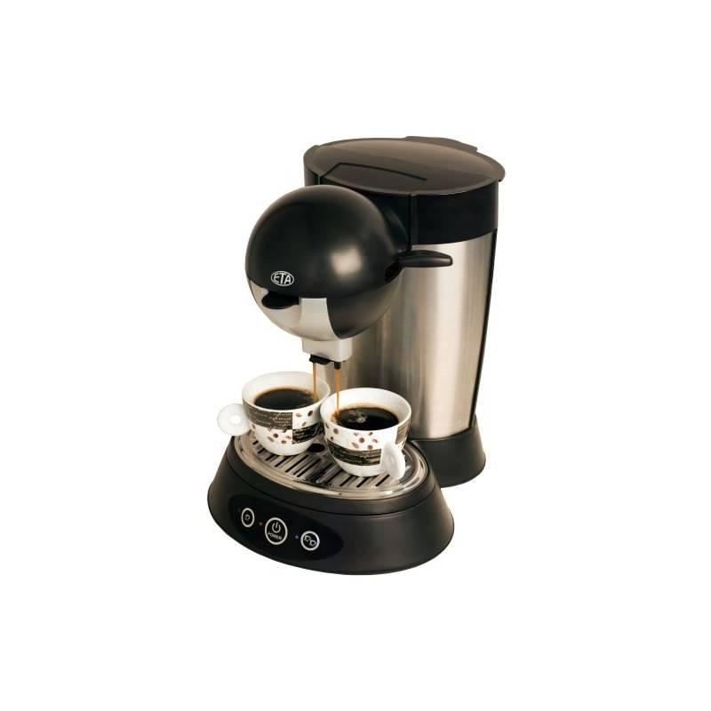 Espresso ETA Rapido 0181 90000 černý/stříbrný (Náhradní obal / Silně deformovaný obal 2000010920), espresso, eta, rapido, 0181, 90000, černý, stříbrný, náhradní, obal, silně