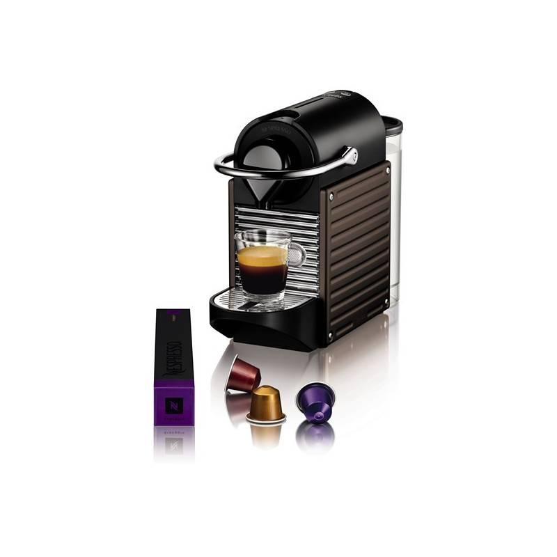 Espresso Krups Nespresso XN3008IB hnědý, espresso, krups, nespresso, xn3008ib, hnědý
