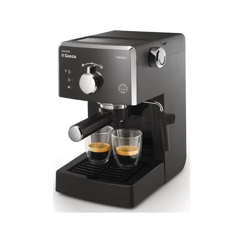 Espresso Saeco Poemia HD8323/39 černé (vrácené zboží 8414000242), espresso, saeco, poemia, hd8323, černé, vrácené, zboží, 8414000242