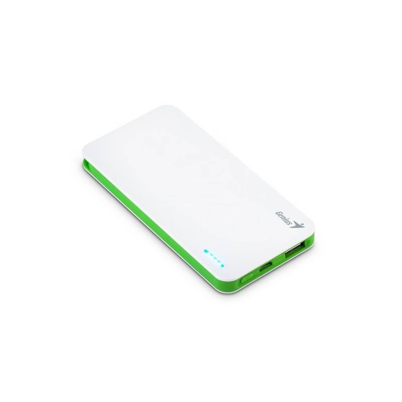 Externí nabíjecí baterie Genius Power Bank ECO-u306 (39800005103) bílá/zelená, externí, nabíjecí, baterie, genius, power, bank, eco-u306, 39800005103, bílá, zelená