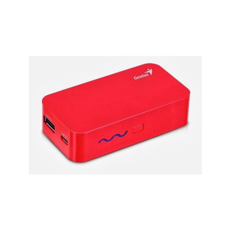 Externí nabíjecí baterie Genius Power Bank ECO-u521 (39800010100) červená, externí, nabíjecí, baterie, genius, power, bank, eco-u521, 39800010100, červená