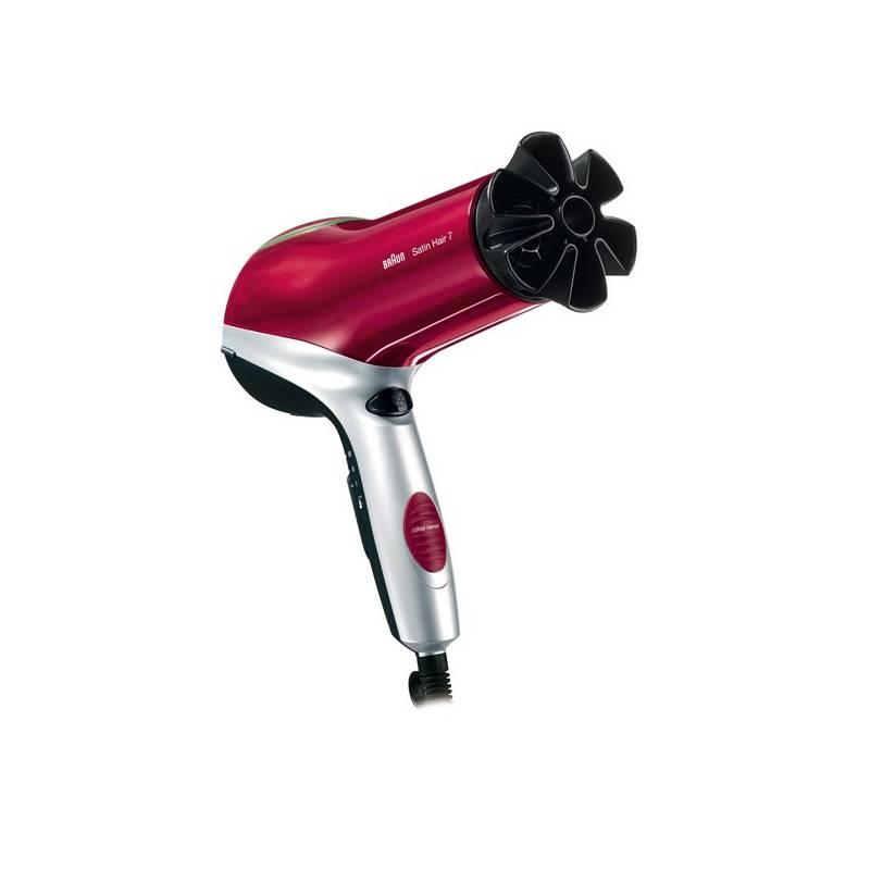 Fén Braun SatinHair 7 HD770 černý/stříbrný/fialový, fén, braun, satinhair, hd770, černý, stříbrný, fialový