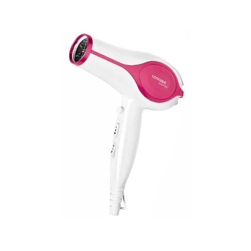 Fén Concept VV-5720fi bílý/fialový, fén, concept, vv-5720fi, bílý, fialový