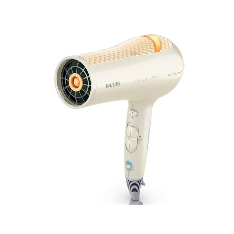 Fén Philips ActiveCare HP8270/00 bílý/zlatý/fialový, fén, philips, activecare, hp8270, bílý, zlatý, fialový