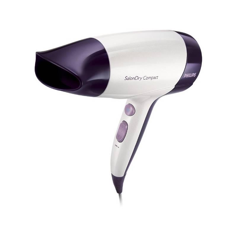Fén Philips SalonDry Compact HP4962/22 bílý/fialový, fén, philips, salondry, compact, hp4962, bílý, fialový