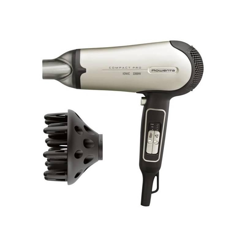 Fén Rowenta Compact pro CV4721F0 stříbrný/šedý, fén, rowenta, compact, pro, cv4721f0, stříbrný, šedý