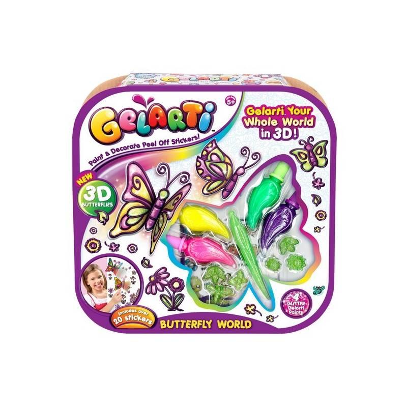 Glitter Gelarti aktivity - Motýlí svět, glitter, gelarti, aktivity, motýlí, svět