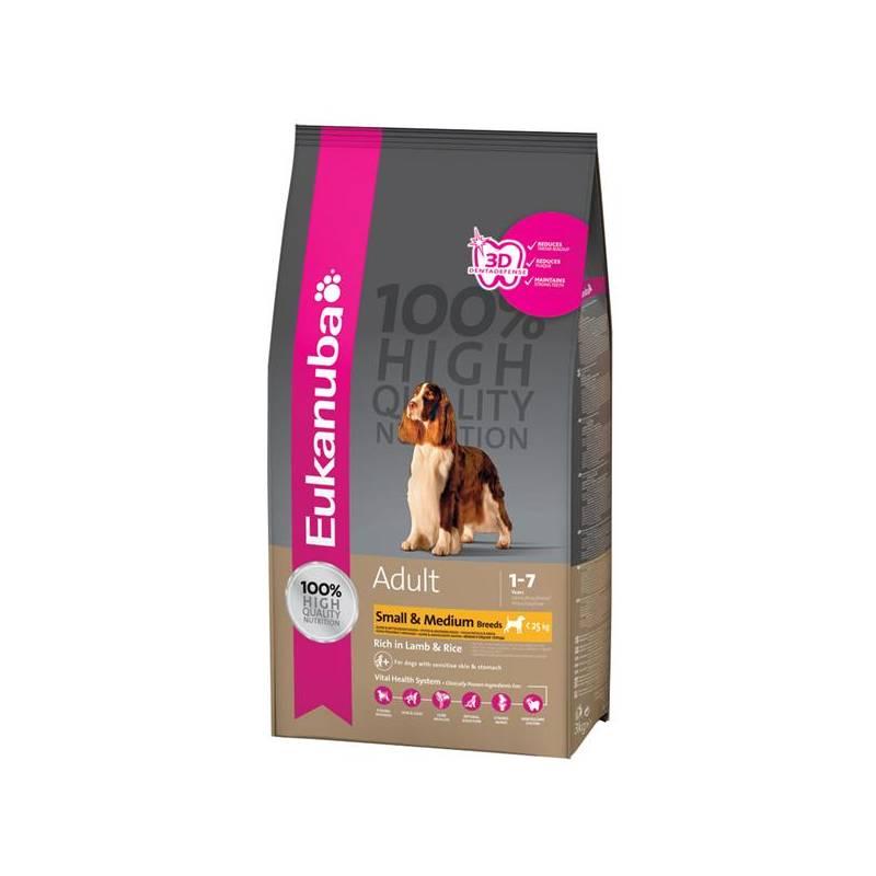 Granule Eukanuba Adult Small & Medium Lamb & Rice 12kg, granule, eukanuba, adult, small, medium, lamb, rice, 12kg