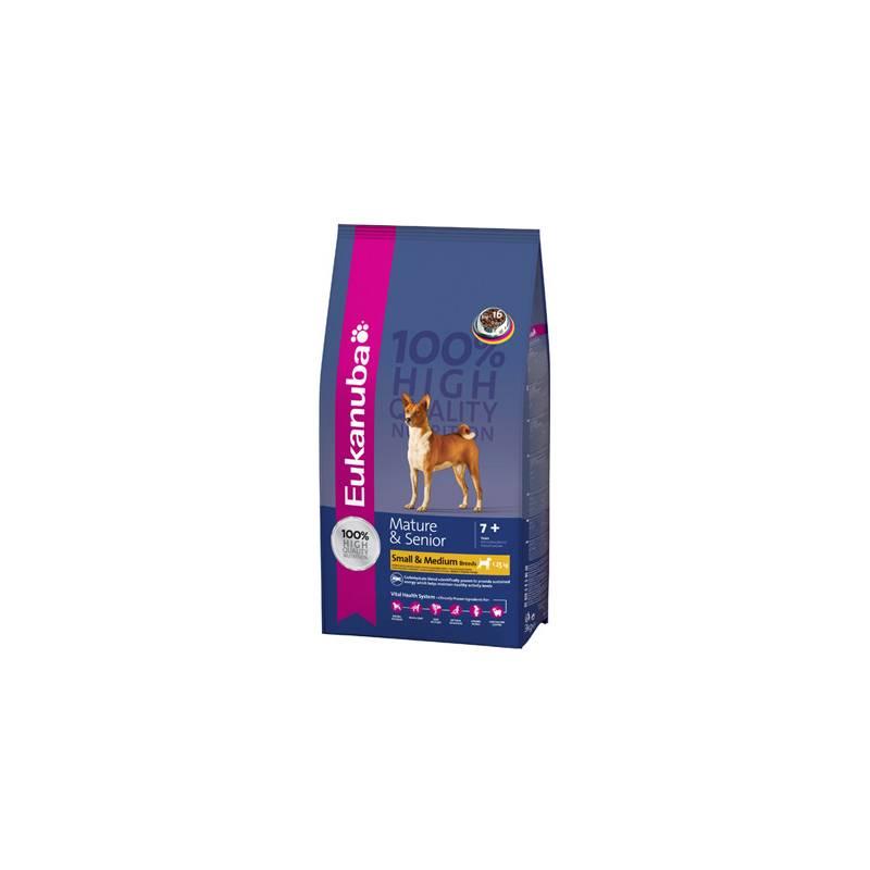 Granule Eukanuba Mature & Senior Small & Medium 15kg, granule, eukanuba, mature, senior, small, medium, 15kg