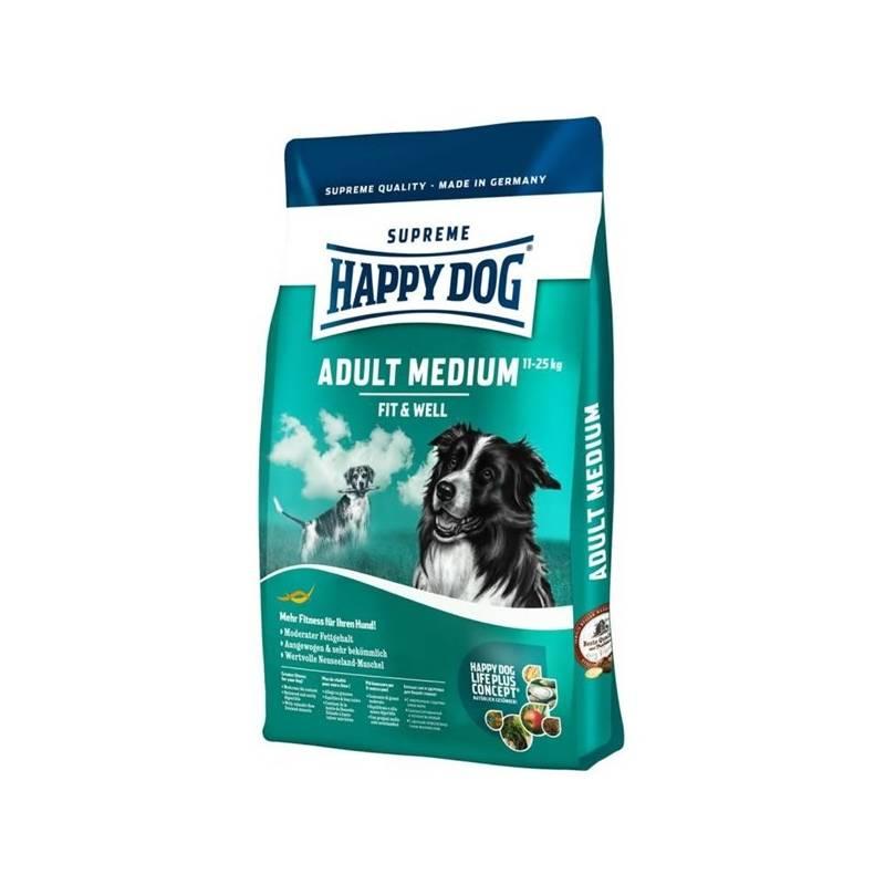 Granule HAPPY DOG MEDIUM ADULT 12,5 kg, Dospělý pes, granule, happy, dog, medium, adult, dospělý, pes