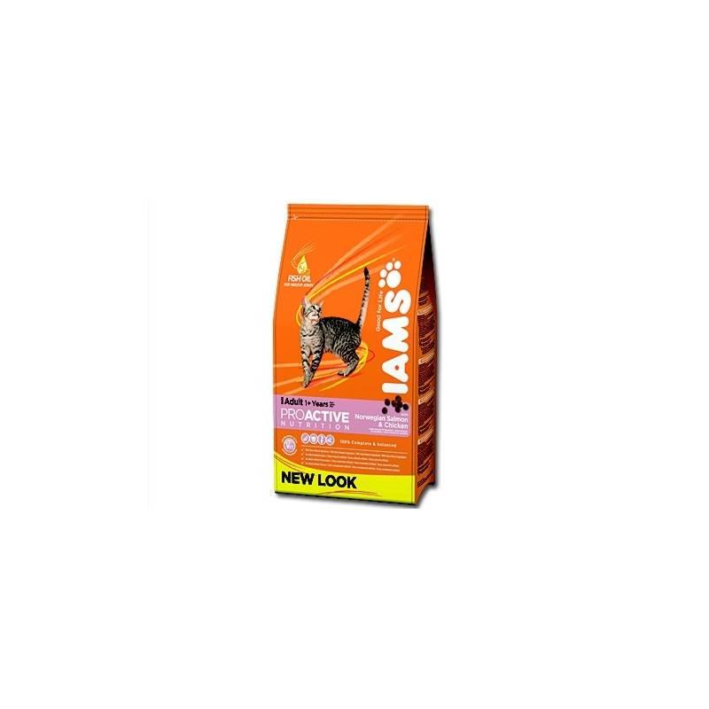 Granule Iams Cat rich in Salmon 3kg, granule, iams, cat, rich, salmon, 3kg