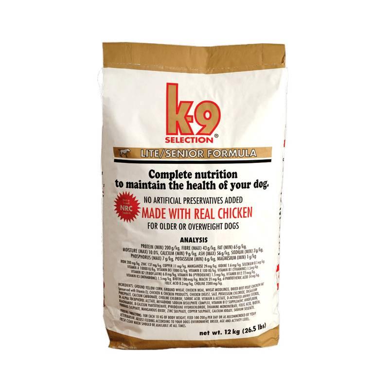 Granule K-9 Lite senior 12kg, granule, k-9, lite, senior, 12kg