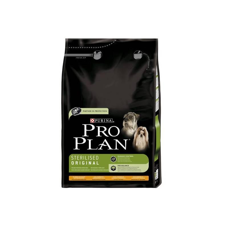 Granule Purina Pro Plan Dog Adult Sterilised Original Ch+R 3 kg, granule, purina, pro, plan, dog, adult, sterilised, original