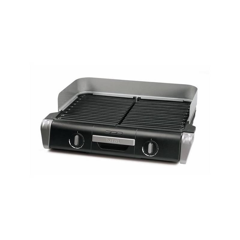 Gril Tefal TG800033 černý/stříbrný, gril, tefal, tg800033, černý, stříbrný