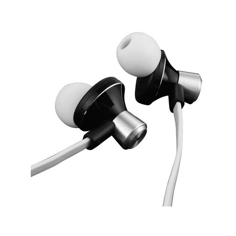 Handsfree Trust ONYC In-ear (19330) černé/bílé, handsfree, trust, onyc, in-ear, 19330, černé, bílé