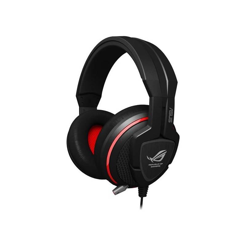 Headset Asus Orion Gaming (90-YAHI8110-UA00) černý/červený, headset, asus, orion, gaming, 90-yahi8110-ua00, černý, červený