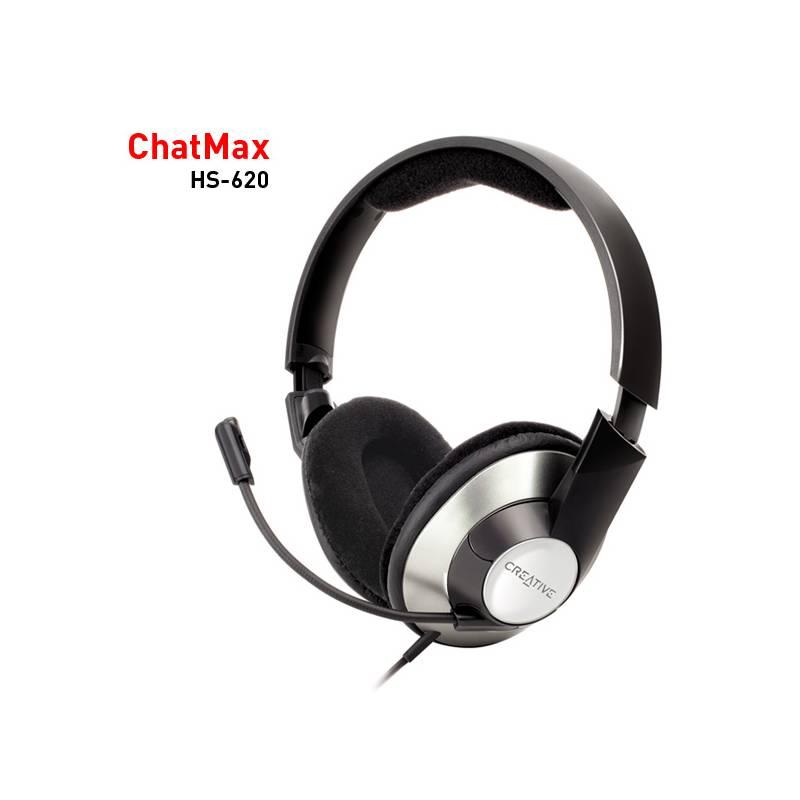 Headset Creative Labs HS-620 (51EF0390AA002) černý (poškozený obal 2100014880), headset, creative, labs, hs-620, 51ef0390aa002, černý, poškozený, obal