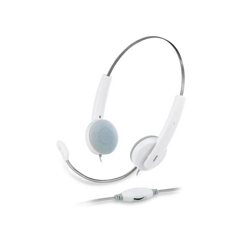 Headset Genius HS-210C (31710044102) bílý, headset, genius, hs-210c, 31710044102, bílý