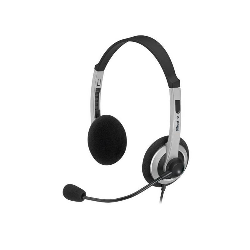 Headset Trust ComfortFit (15480) černý/šedý, headset, trust, comfortfit, 15480, černý, šedý
