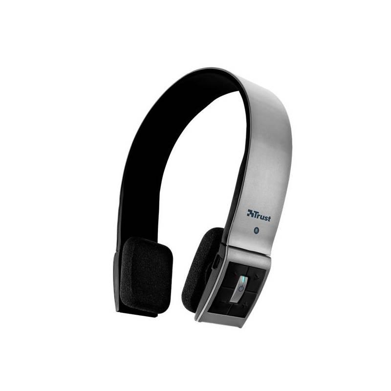 Headset Trust DesignHead (18214) černý/stříbrný, headset, trust, designhead, 18214, černý, stříbrný