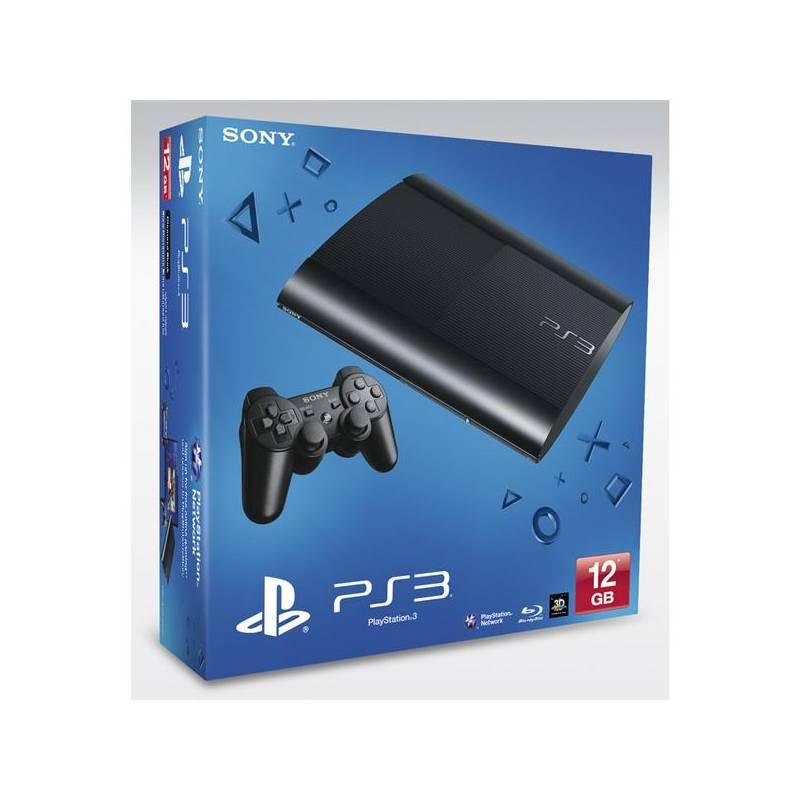 Herní konzole Sony PlayStation 3 12GB (PS719244561) černá, herní, konzole, sony, playstation, 12gb, ps719244561, černá