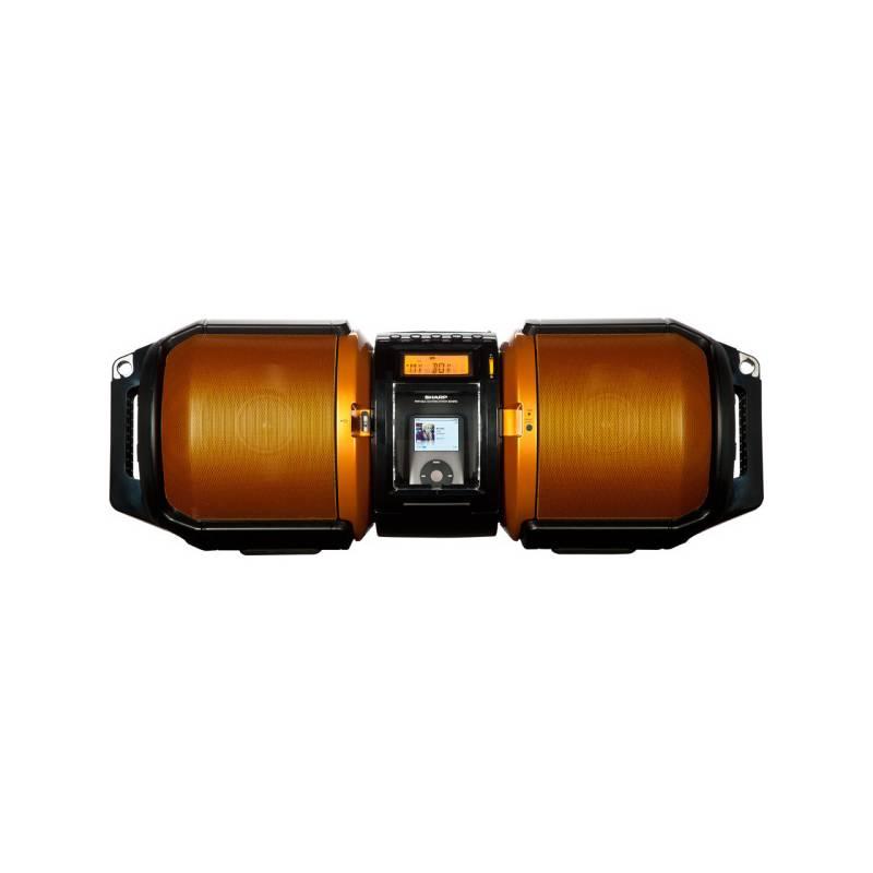 HiFi systém Sharp GX-M10HOR oranžová, hifi, systém, sharp, gx-m10hor, oranžová