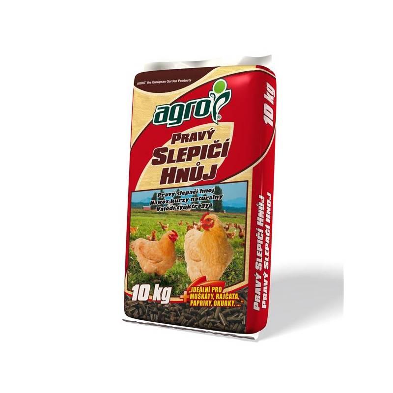 Hnojivo Agro Pravý slepičí hnůj 10 kg, hnojivo, agro, pravý, slepičí, hnůj