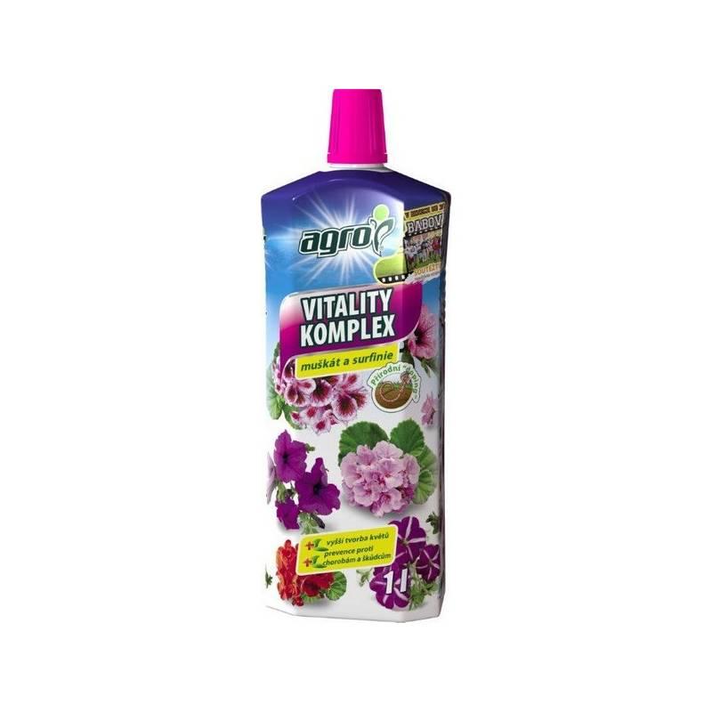 Hnojivo Agro Vitality komplex muškát a surfinie 1 l, hnojivo, agro, vitality, komplex, muškát, surfinie