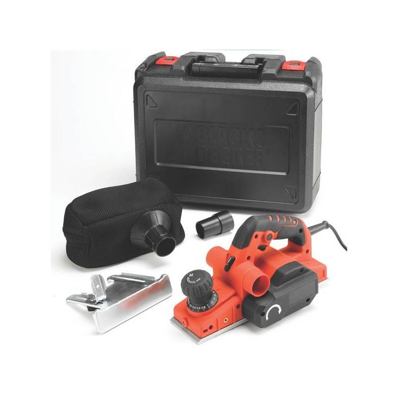 Hoblík Black-Decker KW750K černý/červený, hoblík, black-decker, kw750k, černý, červený