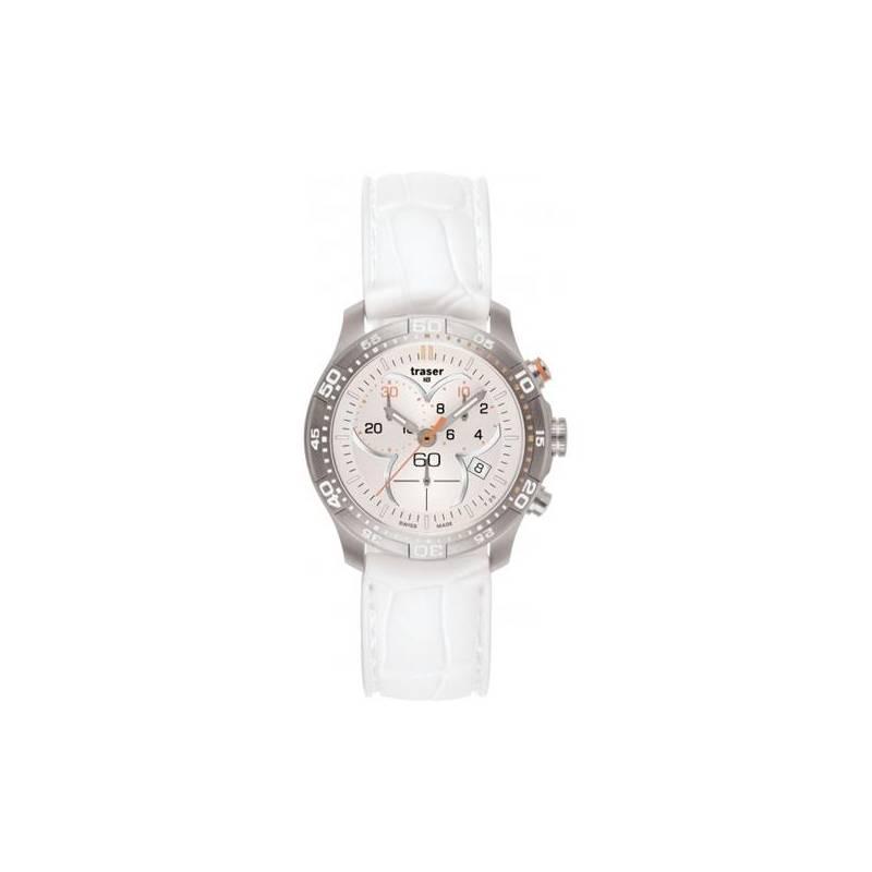 Hodinky dámské Traser Ladytime Chronograph Silver Silicon, hodinky, dámské, traser, ladytime, chronograph, silver, silicon