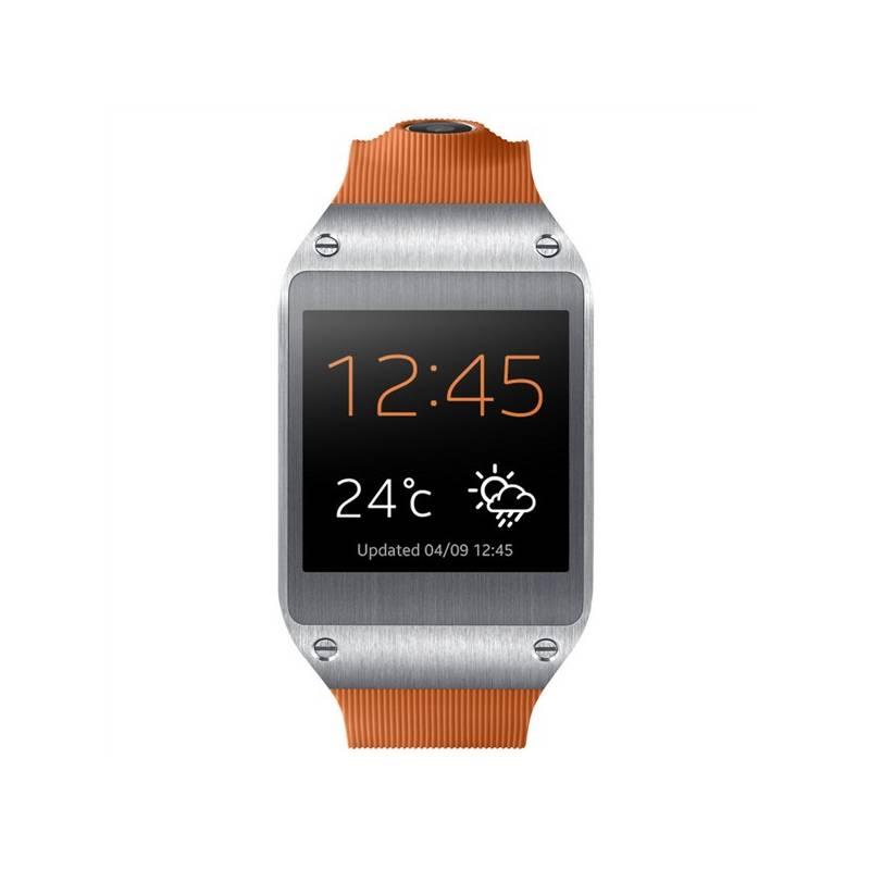 Hodinky Samsung Galaxy Gear V700 (SM-V7000ZOAXEZ) oranžové, hodinky, samsung, galaxy, gear, v700, sm-v7000zoaxez, oranžové