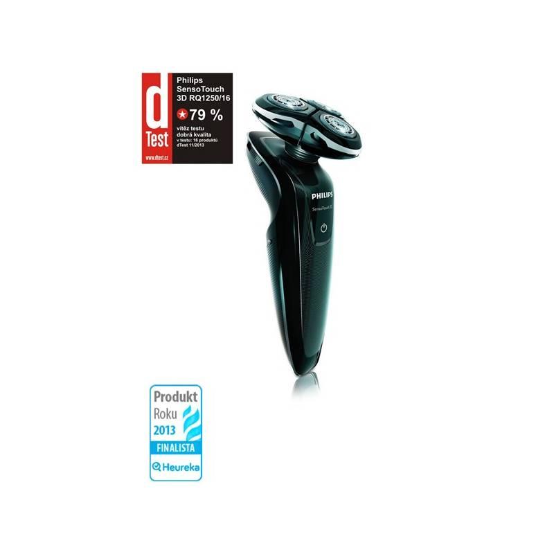 Holicí strojek Philips SensoTouch3D RQ 1250/16 černý, holicí, strojek, philips, sensotouch3d, 1250, černý