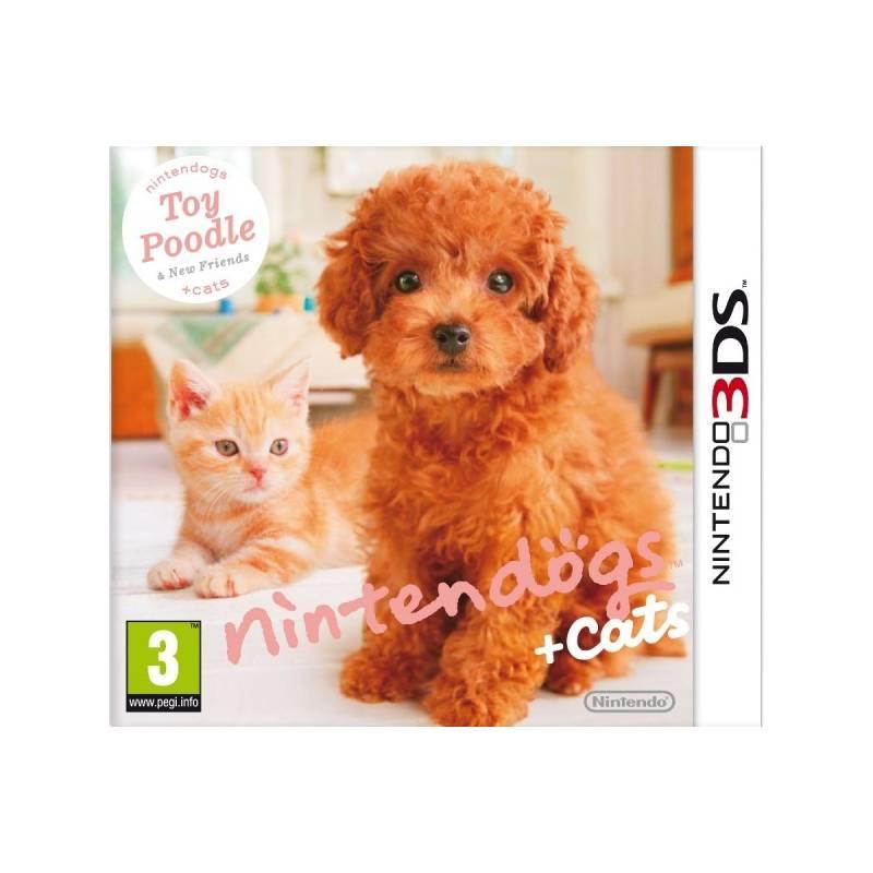 Hra Nintendo 3DS Nintendogs+Cats - Toy Poodle&new Friends (NI3S506), hra, nintendo, 3ds, nintendogs, cats, toy, poodle, new, friends, ni3s506